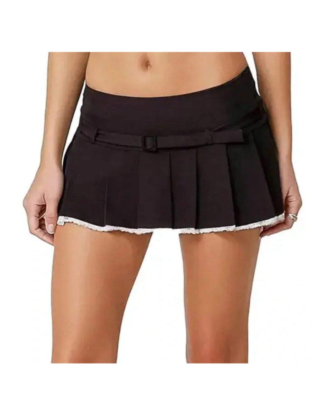 Edikted Lesly Pleated Mini Skort M